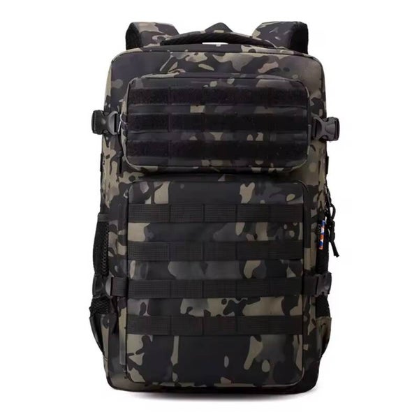 Sac à dos tactique camouflage MOLLE - brown camo