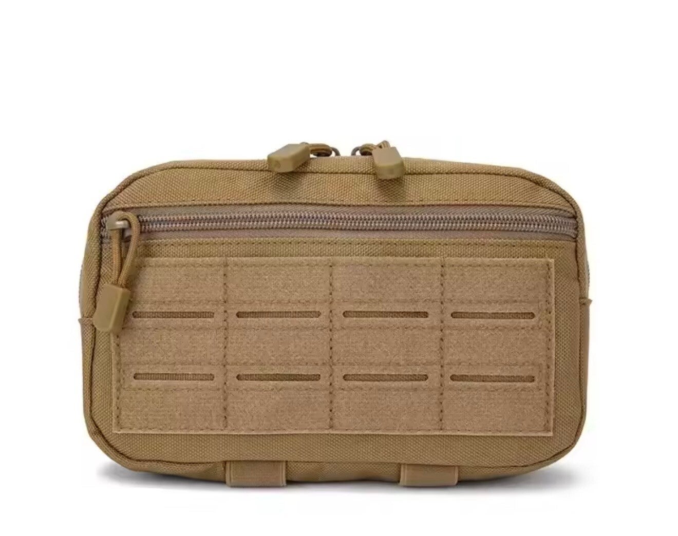 Pochette tactique MOLLE camo tan – Compacte & robuste