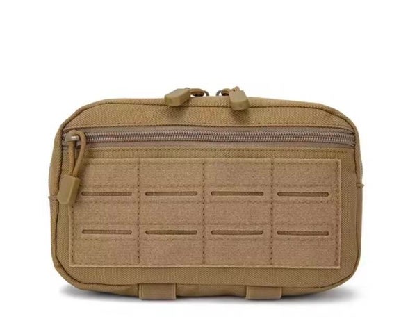 Pochette tactique MOLLE camo tan – Compacte & robuste