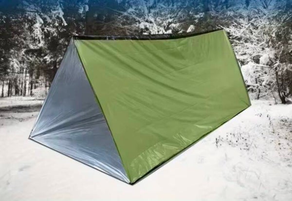 Tente d'urgence thermique - Abri de survie compact