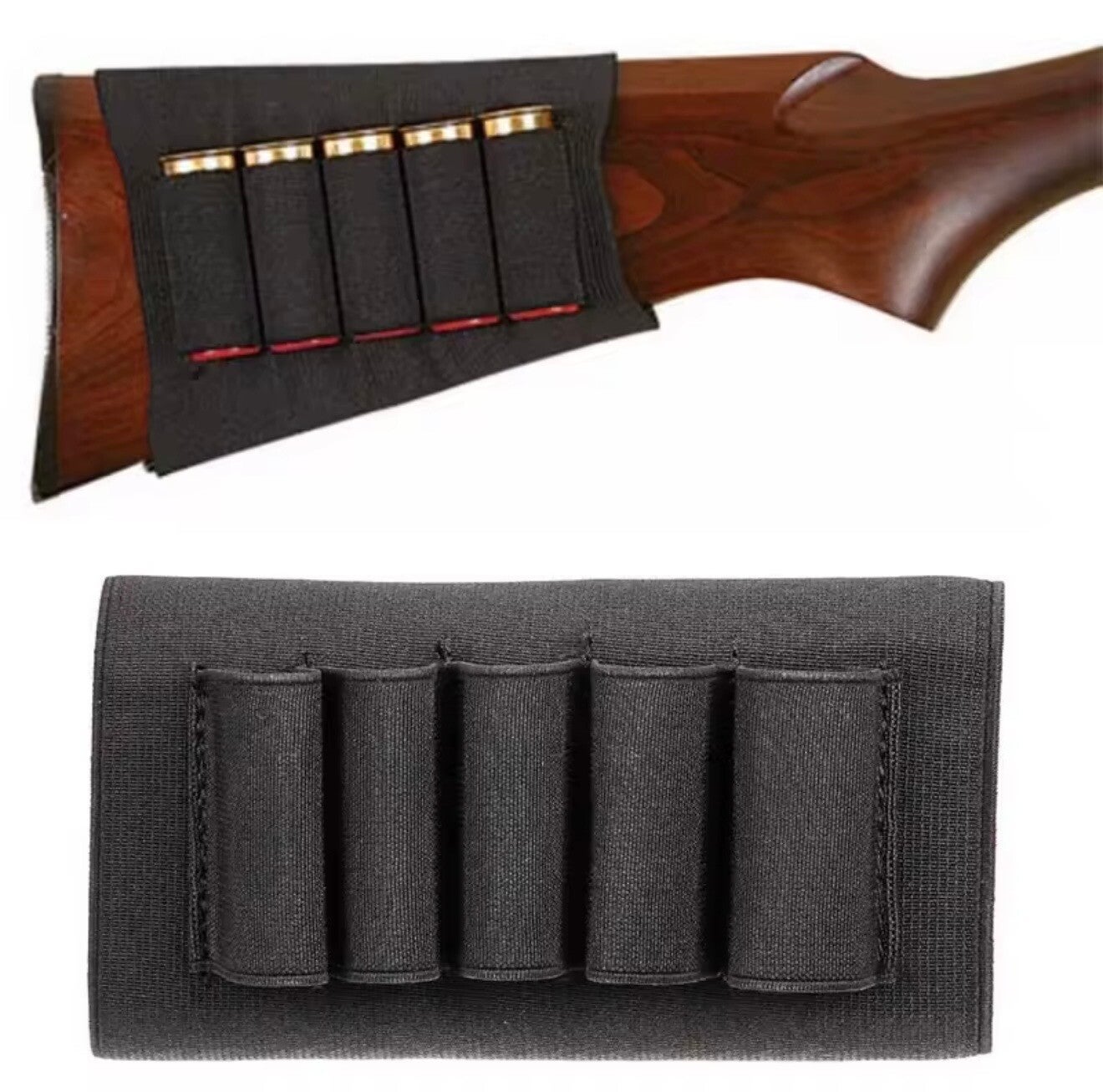Porte-cartouche pour fusil de chasse, 5 coques, 5 colonnes, calibre 12/20
