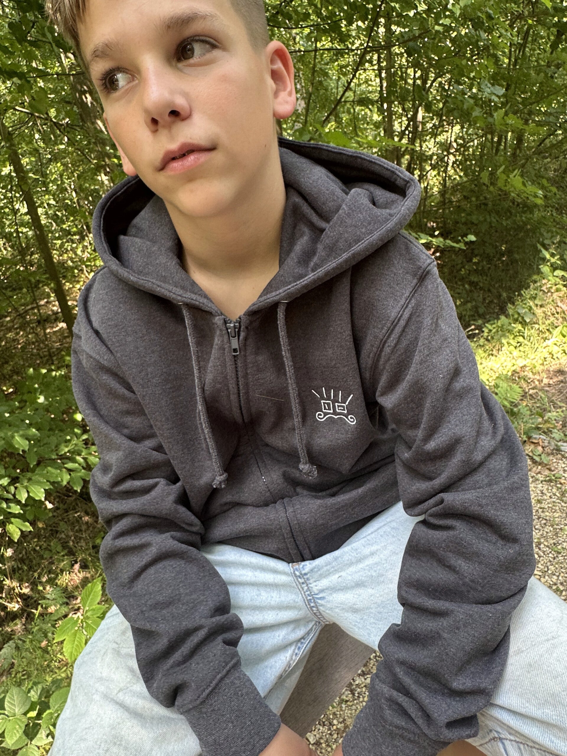 HOODIE FULL ZIP Mustache