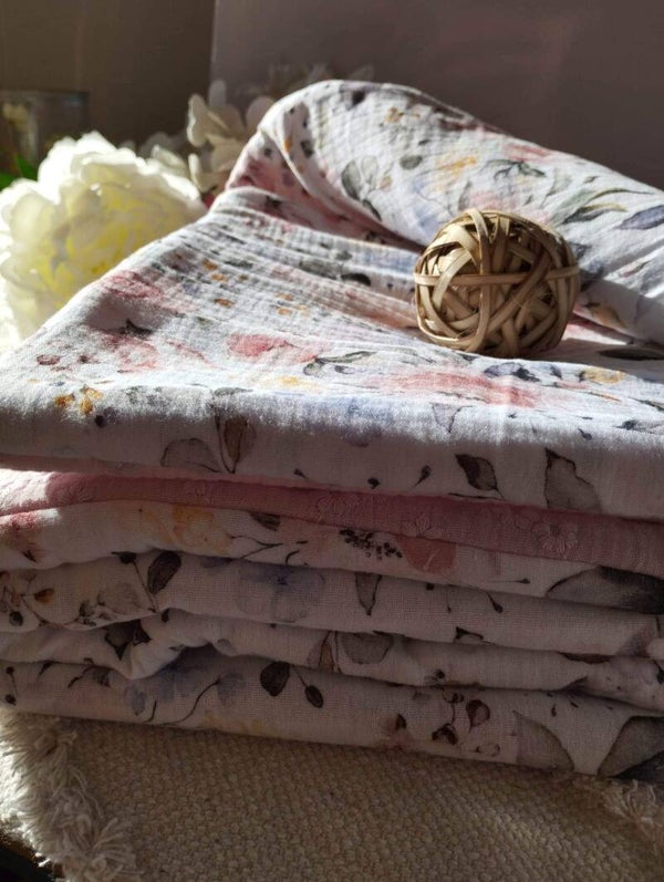 Couverture rose pâle