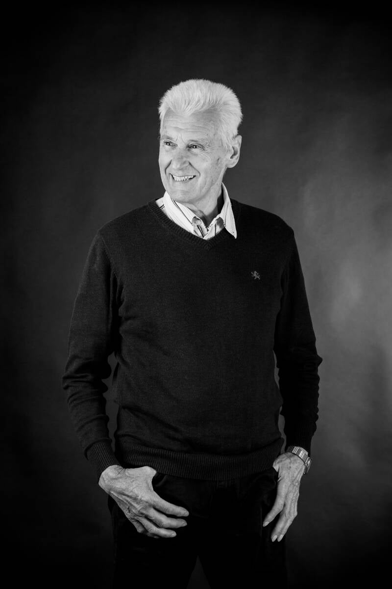 studioportret - Man - zwartwit