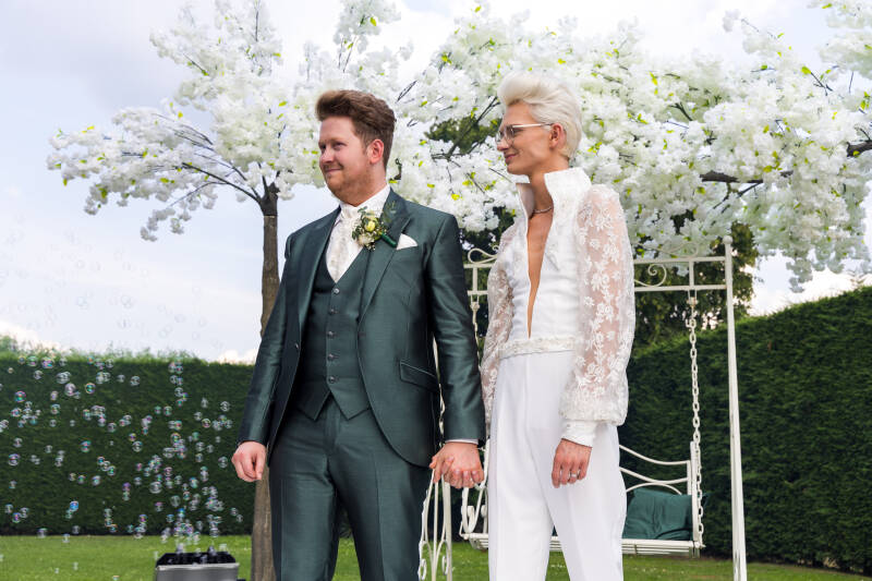 bruidspaar - huwelijk - Westerlo