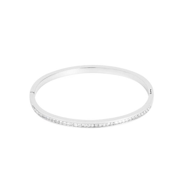 Bracelet Flat Sparkle Silver