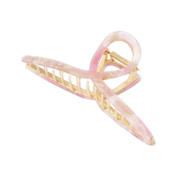 Hairclip Marble Rose