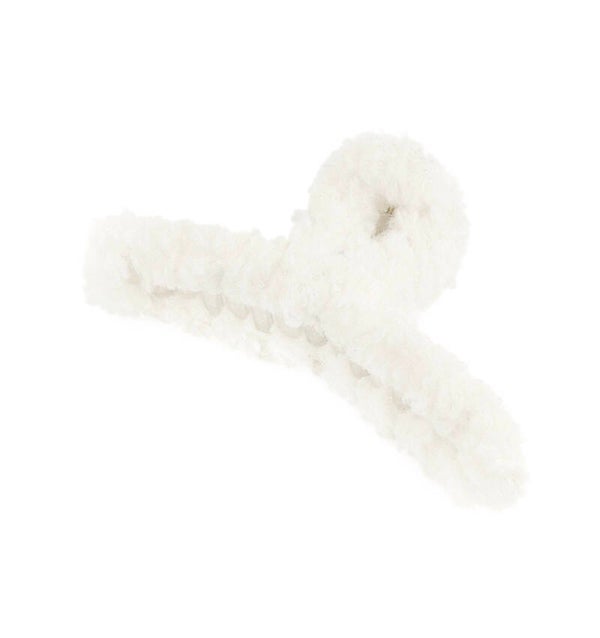 Teddy Hairclip White
