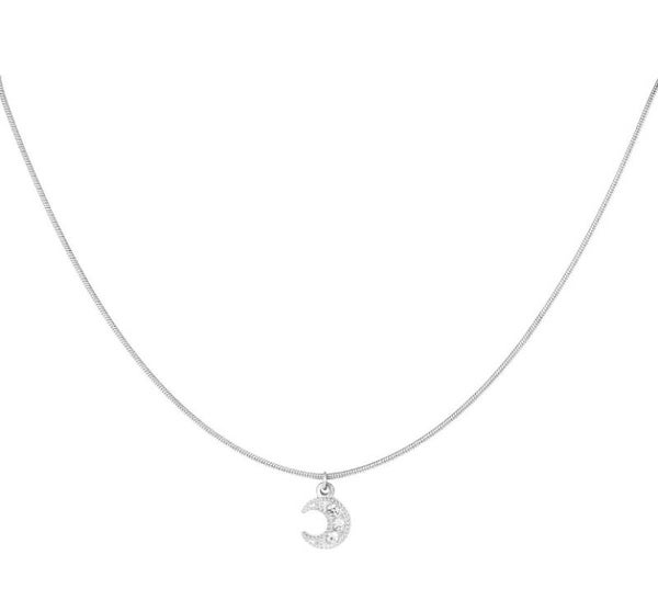 Necklace moon Silver