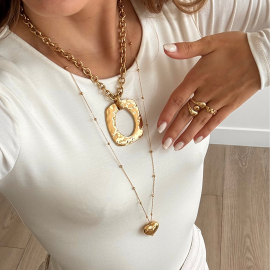 Statement Necklace Gold