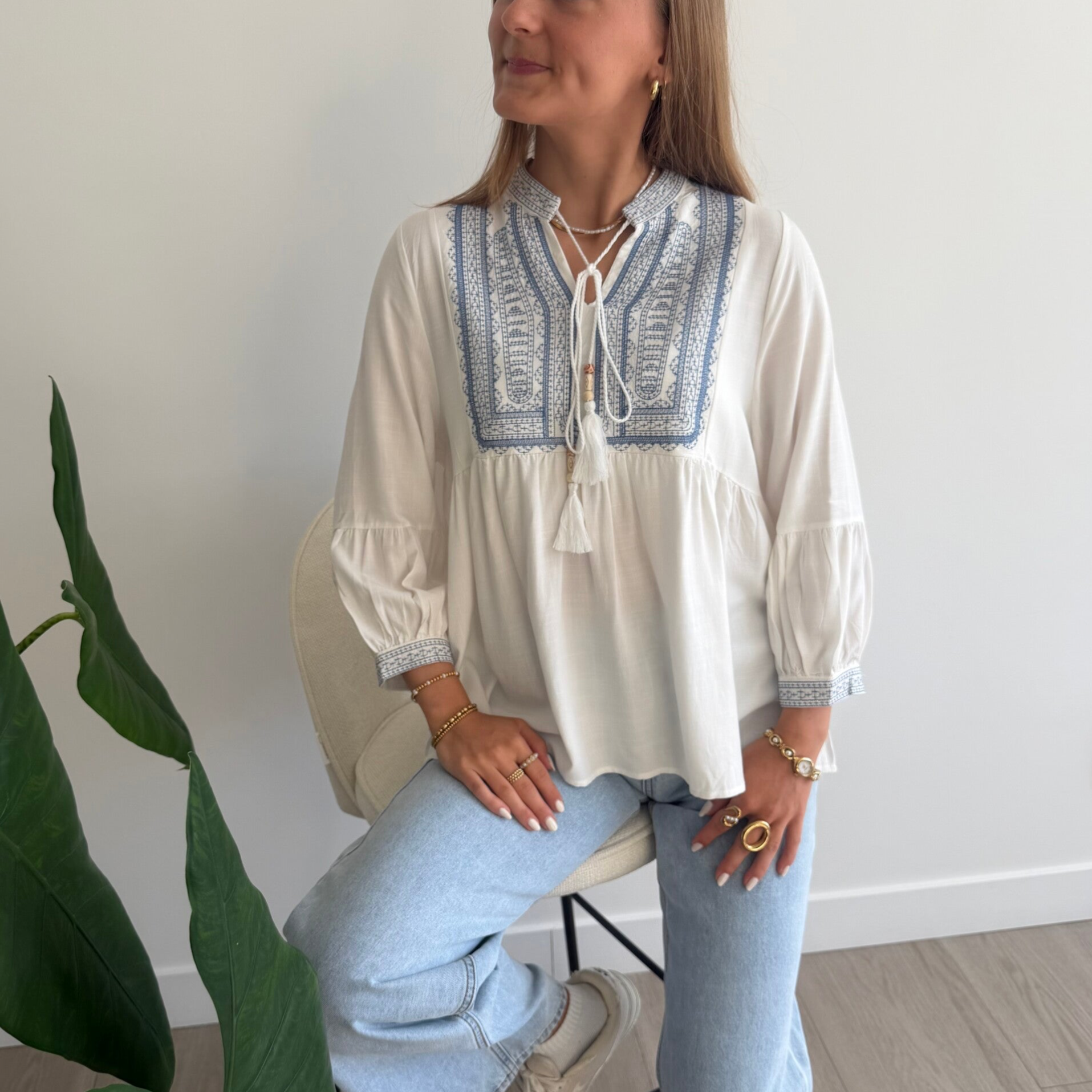 Maëlle Blouse Blue
