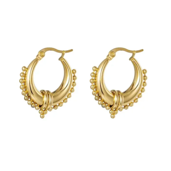 Earrings Saraswati Gold