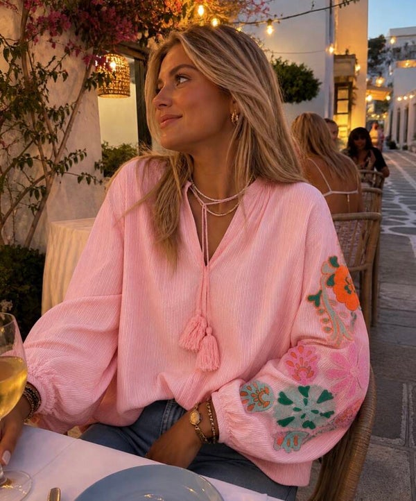 Flower Blouse Rose