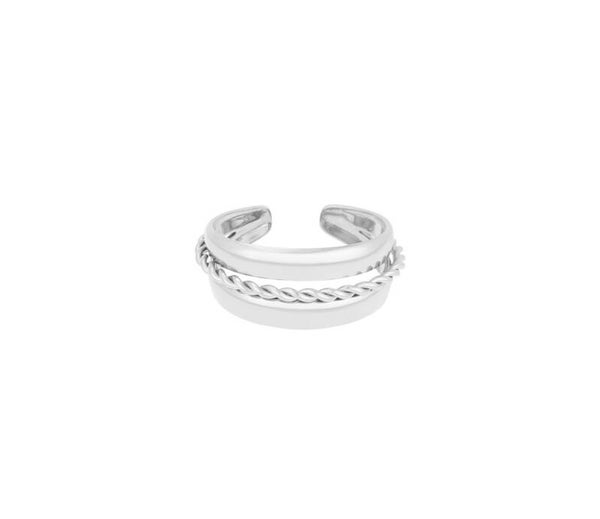 Ring Spiral Silver