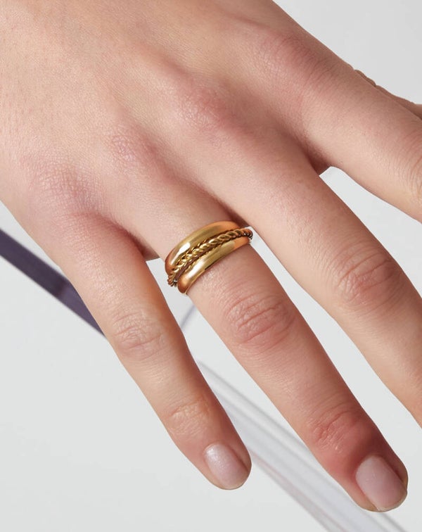 Ring Spiral Gold