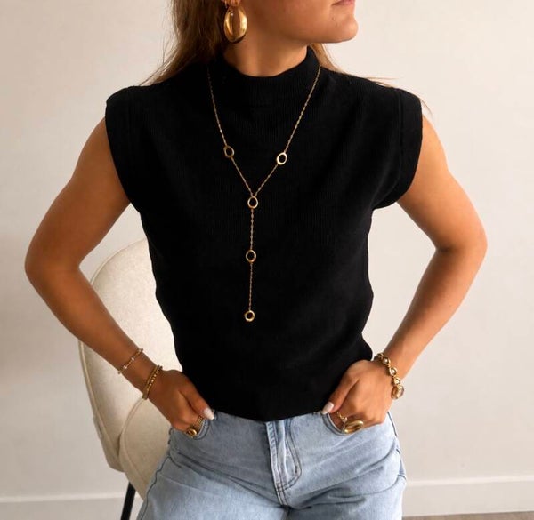 Iris Top Black