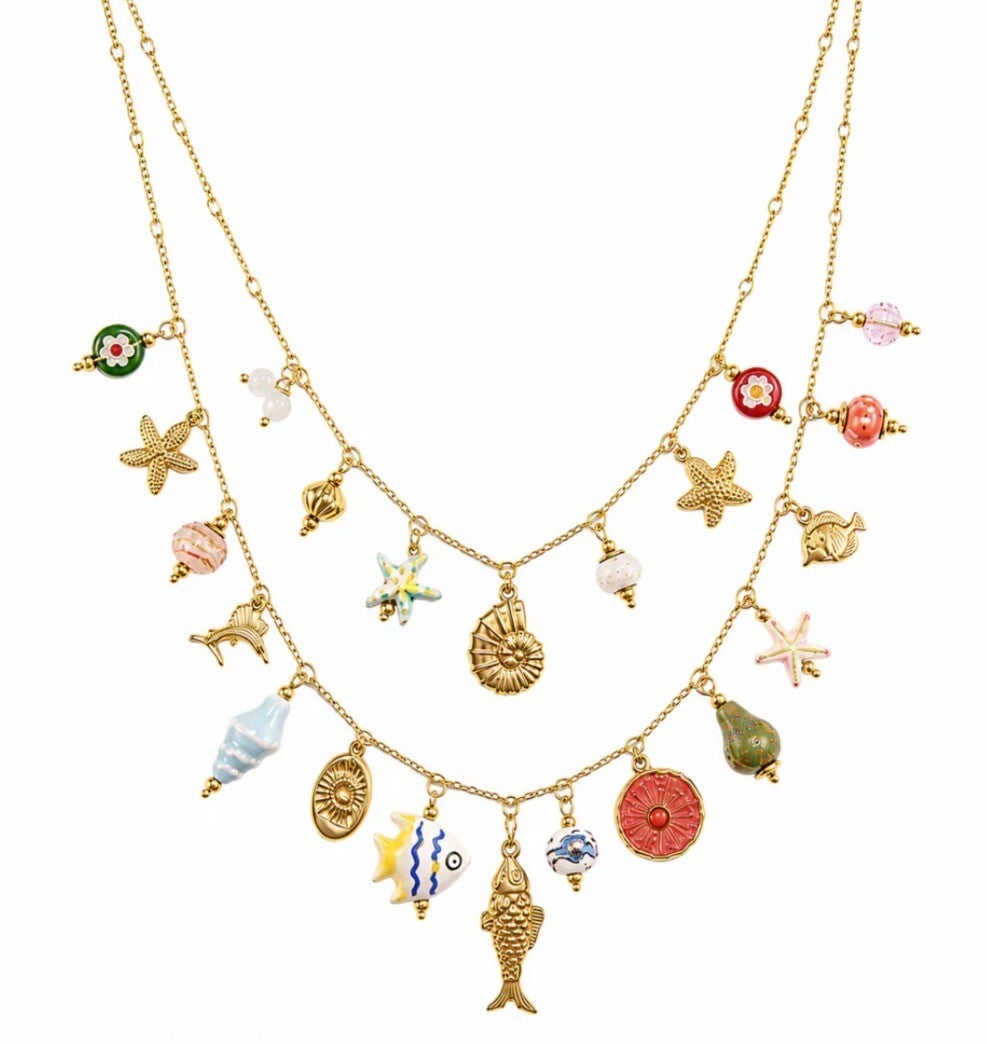 Ibiza Necklace Coral