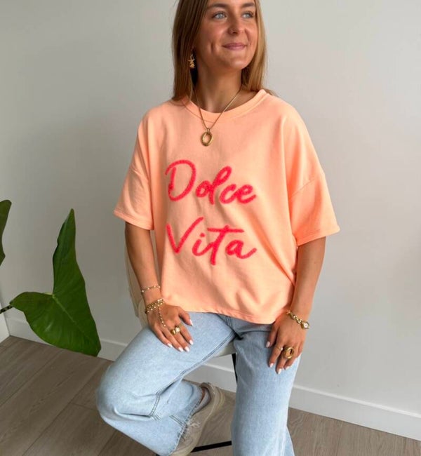 La Dolce Vita T-shirt 2.0 Orange