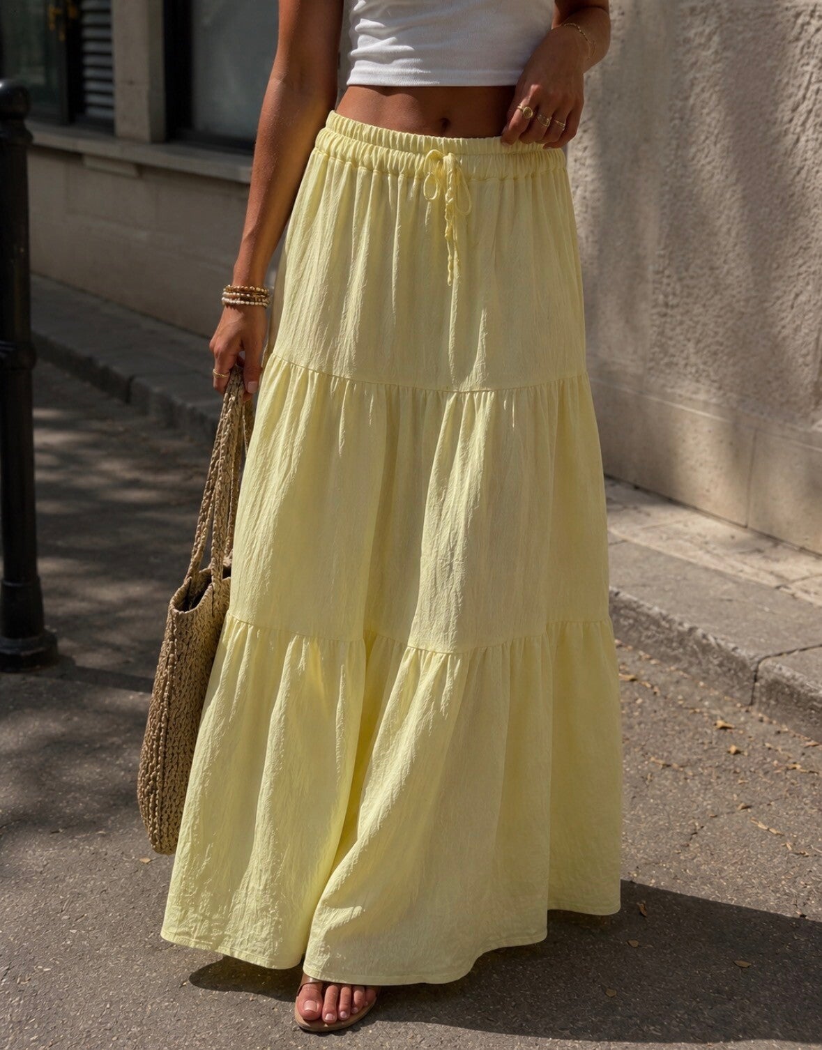 Celine Skirt Butter Yellow
