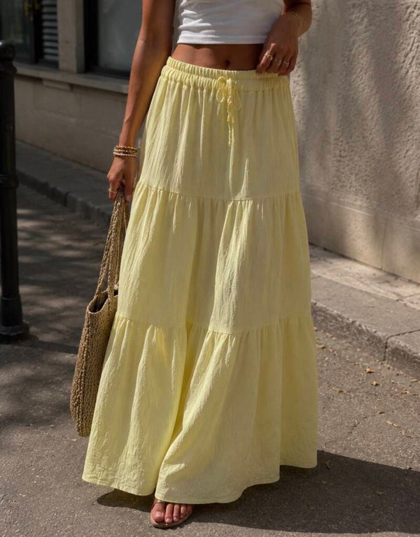 Celine Skirt Butter Yellow