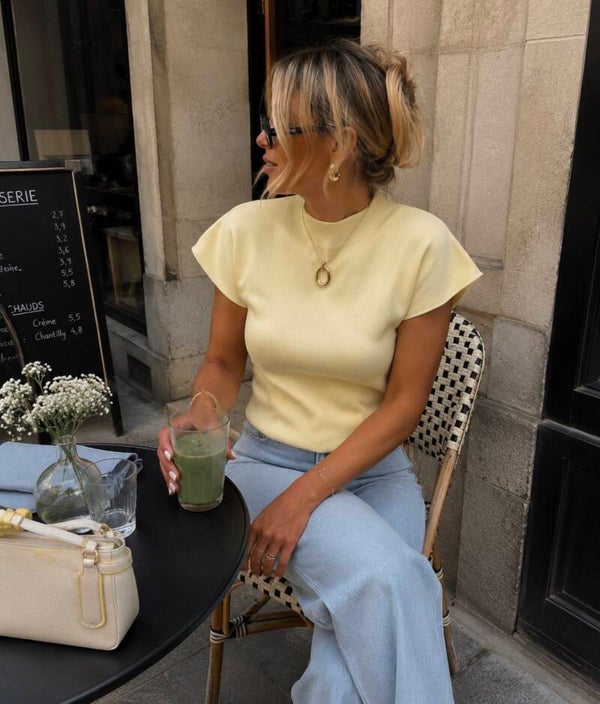 Annelore Top Butter Yellow