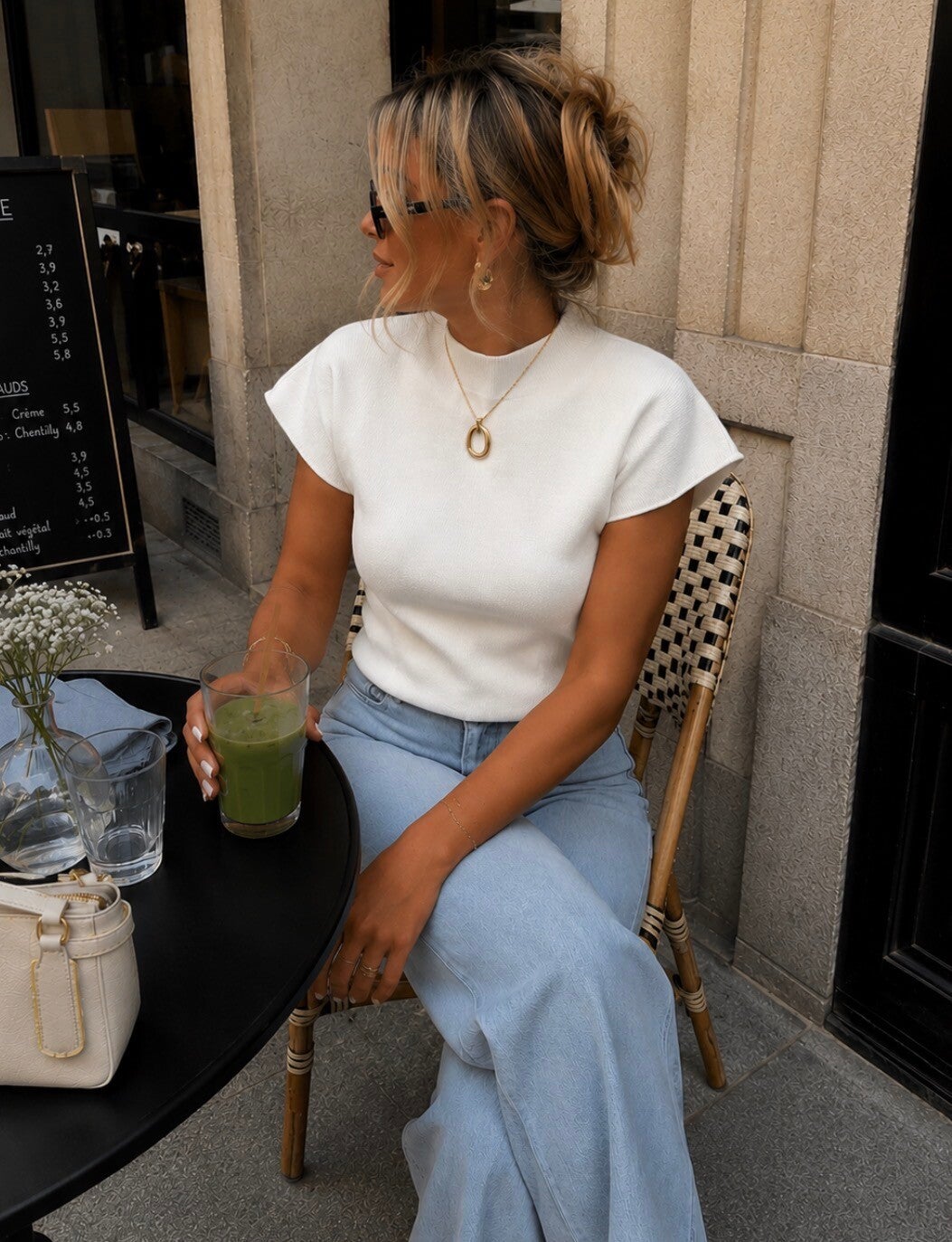 Annelore Top White