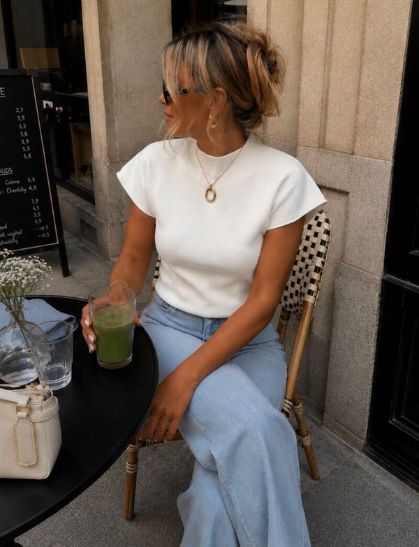 Annelore Top White