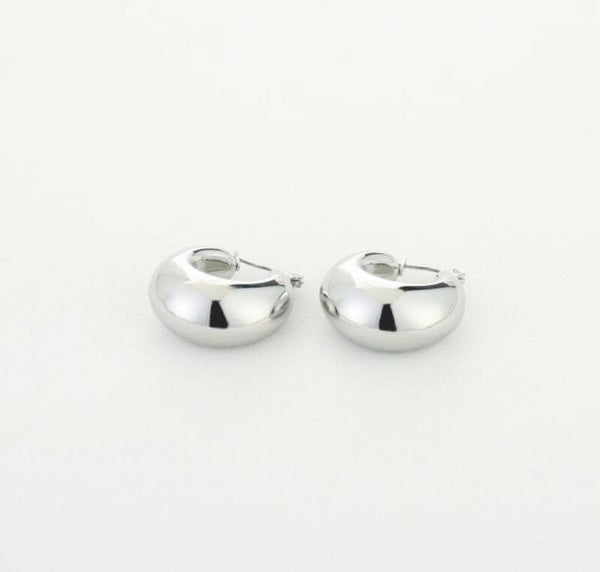 Mini Hoops Silver