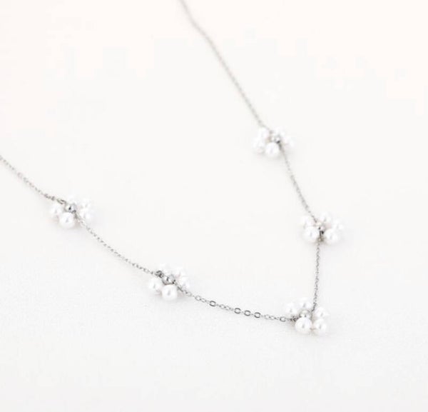 Necklace Daisy Silver