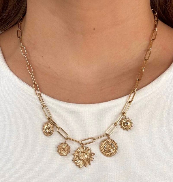 Necklace Charms Gold