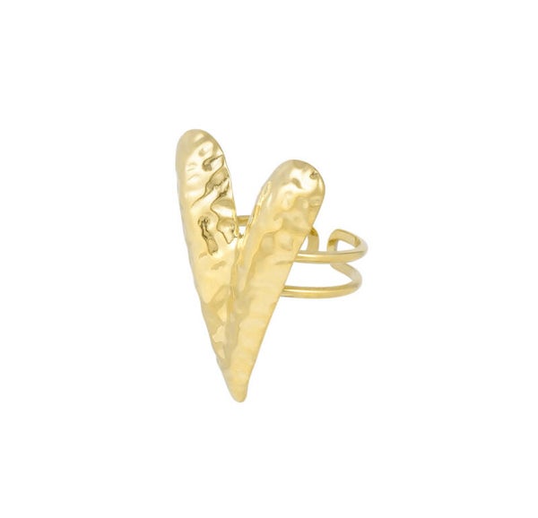 Ring Roal Heart Gold