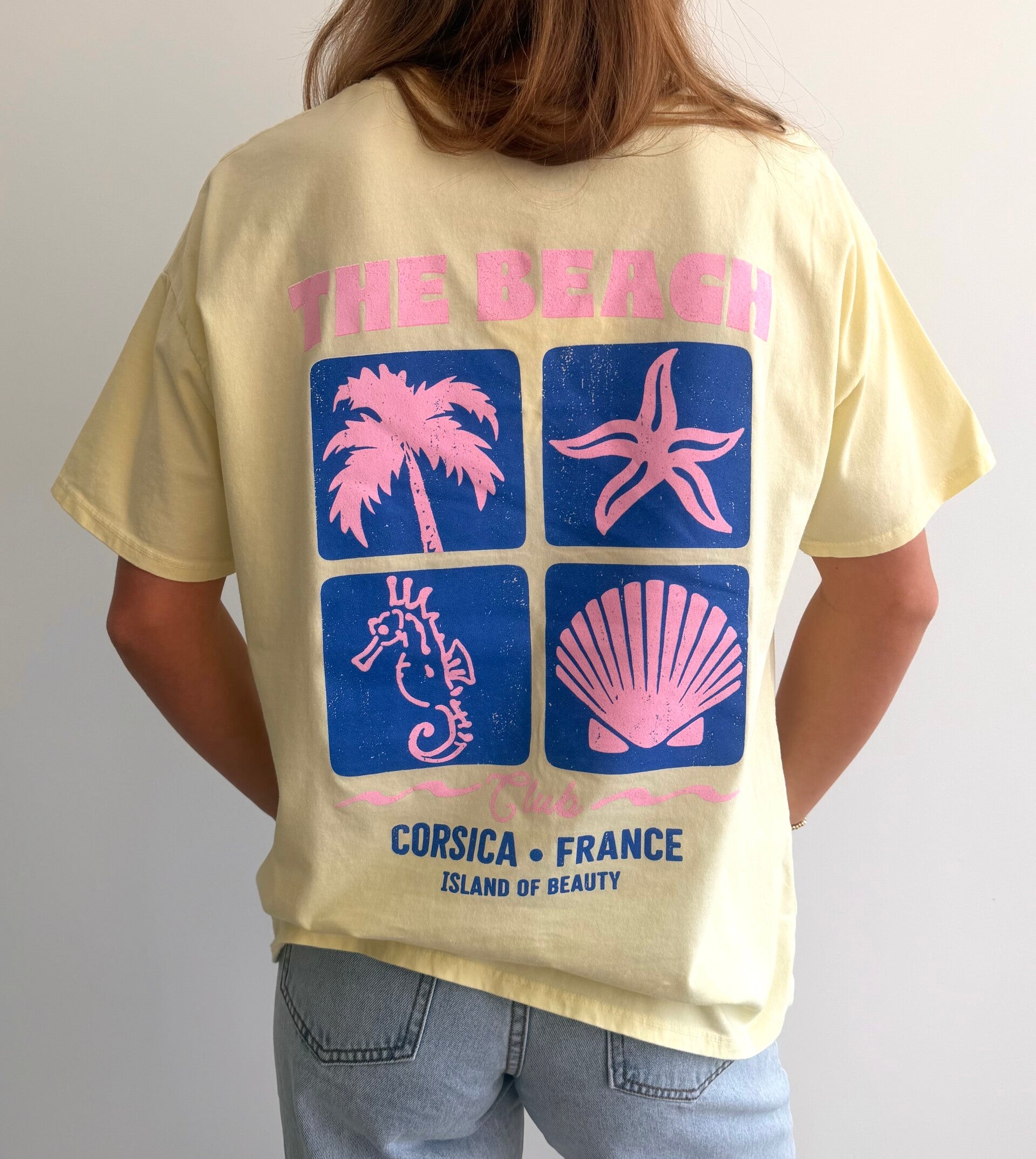 Tropical T-Shirt Butter Yellow