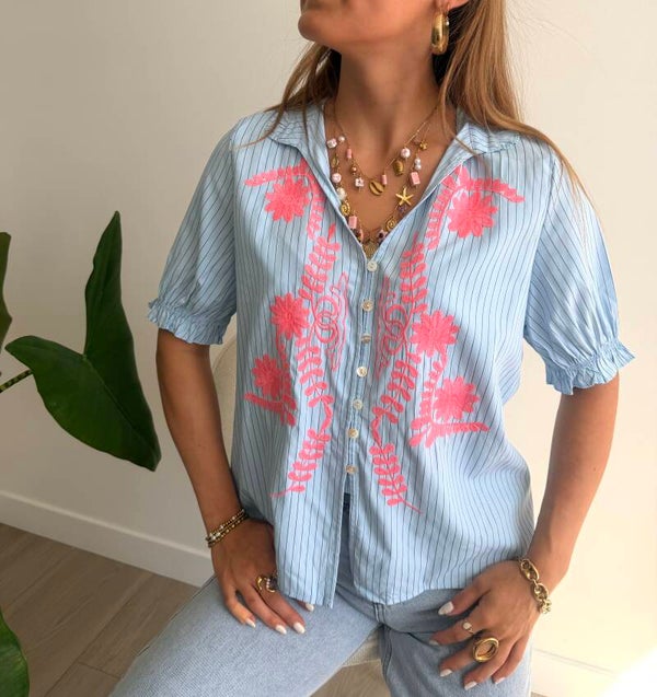 Sky Blouse Blue