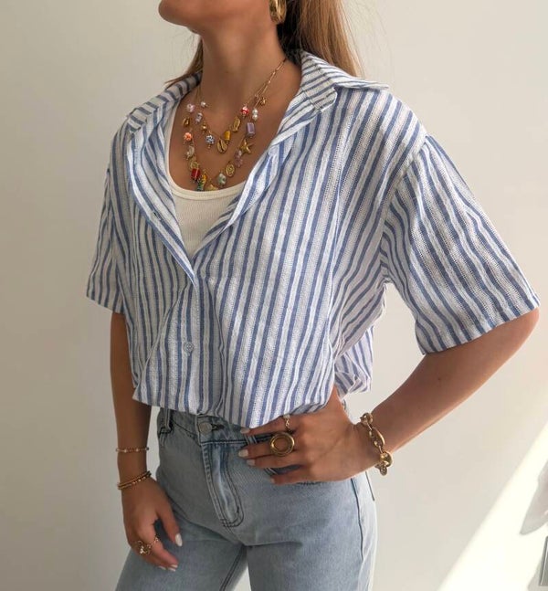 Minnie Blouse & Top Blue
