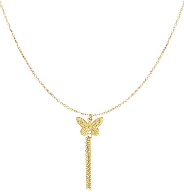 Necklace Butterfly Gold