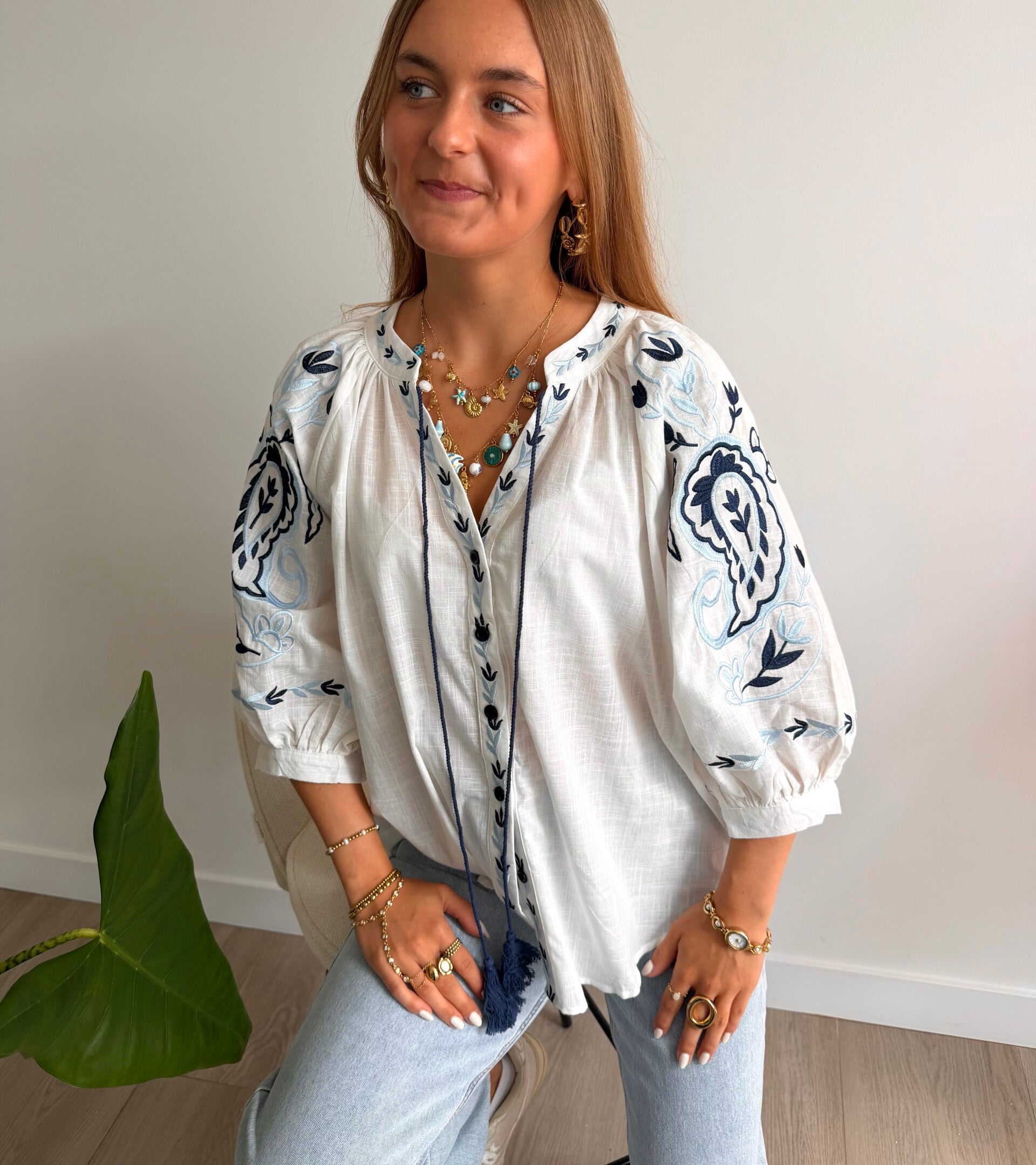 Michelle Blouse Blue