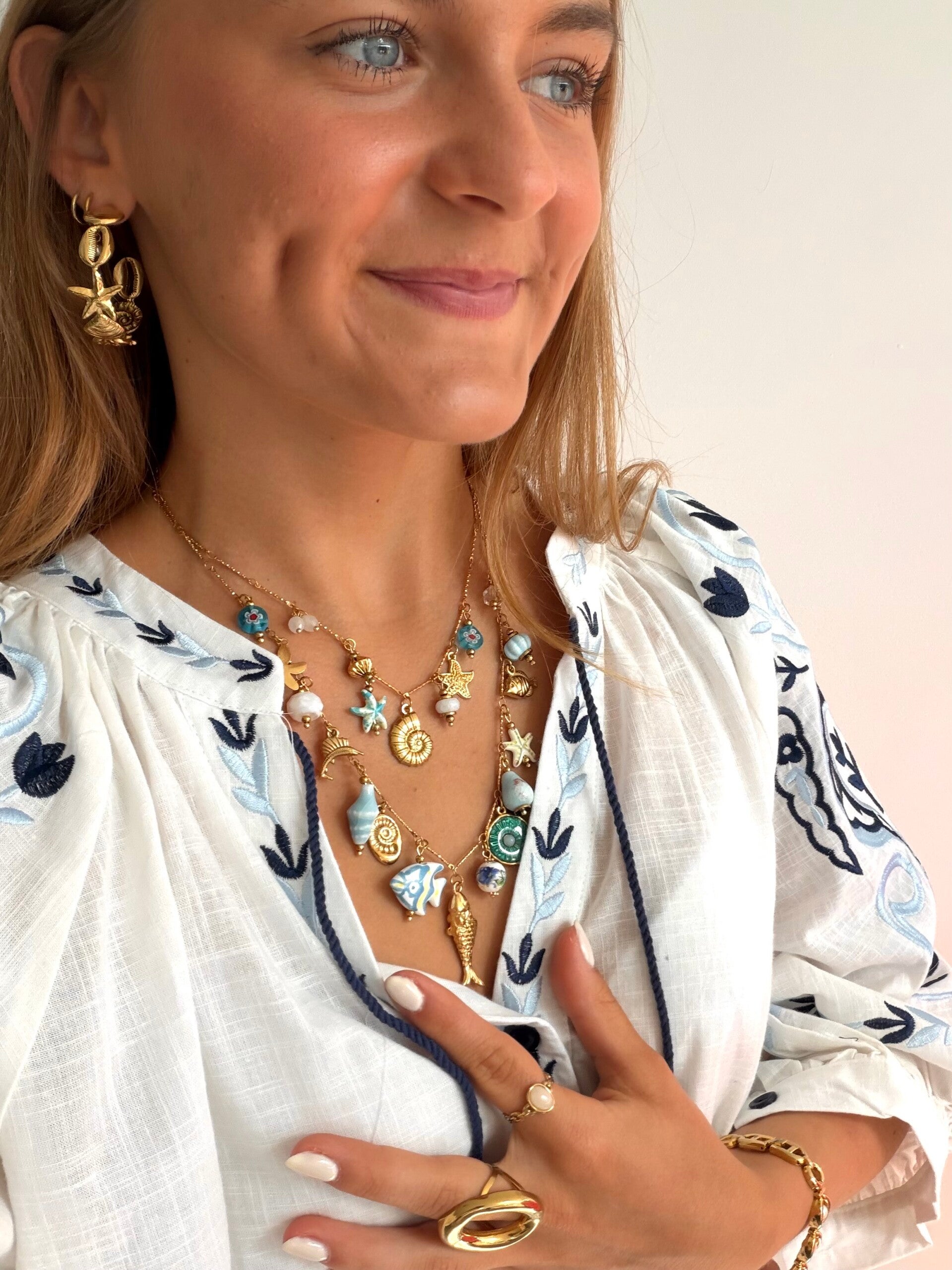 Ibiza Necklace Blue