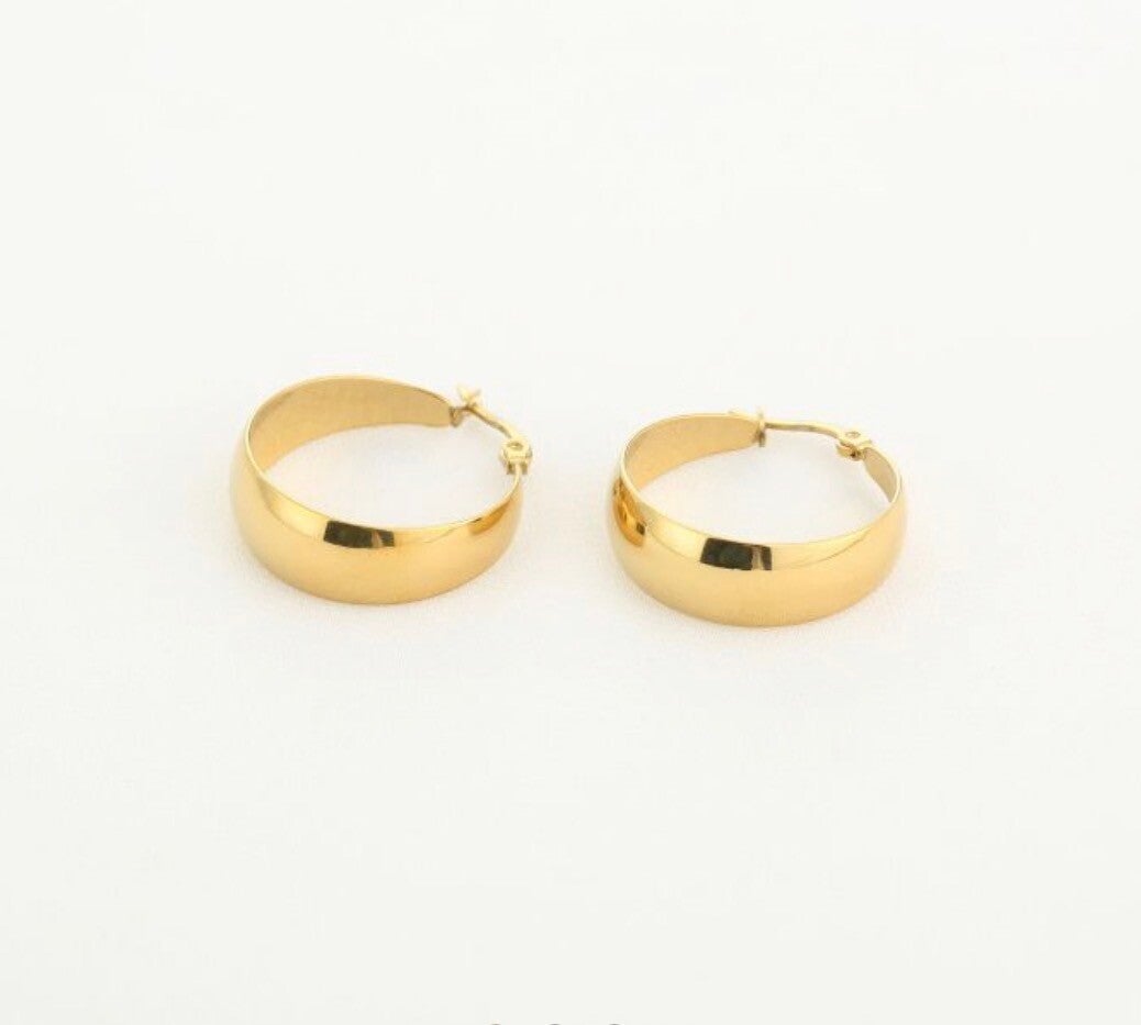 Hoops Chic Gold