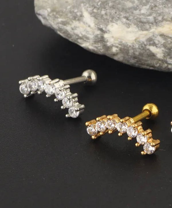 Piercing Sparkle Helix Gold/Silver