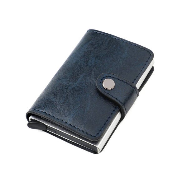 Secure Wallet Navy Blue