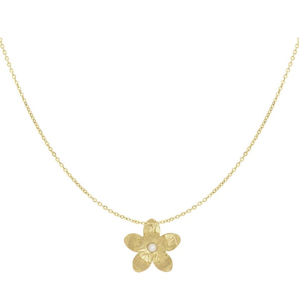 Necklace Flower Gold