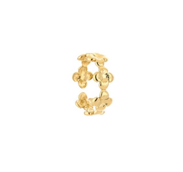 Multi Cute flower Ring Gold