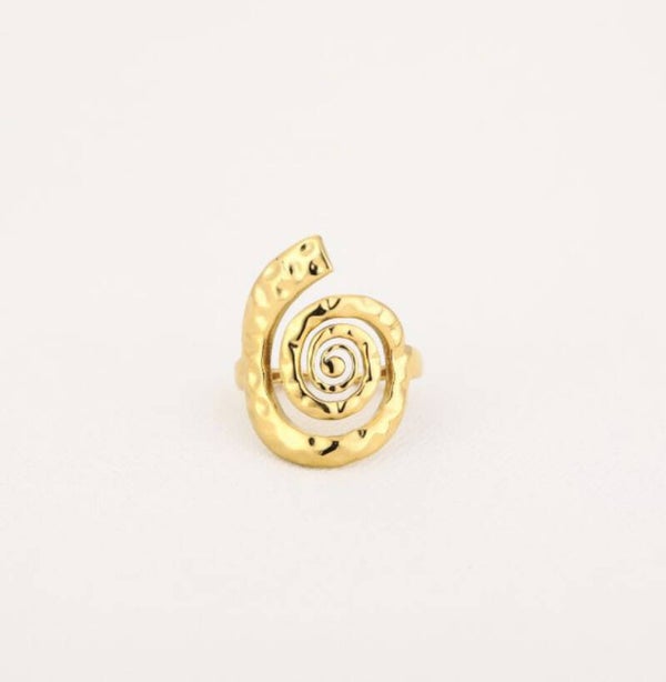 Spiral Ring Gold