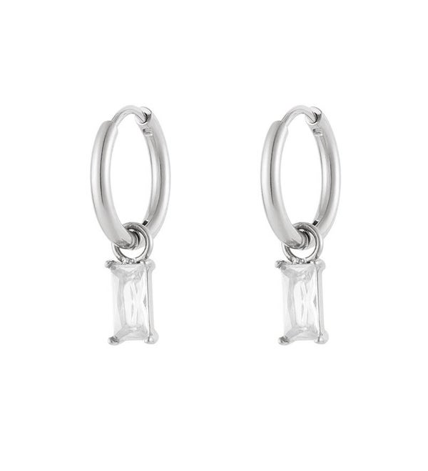 Earrings Stone Silver