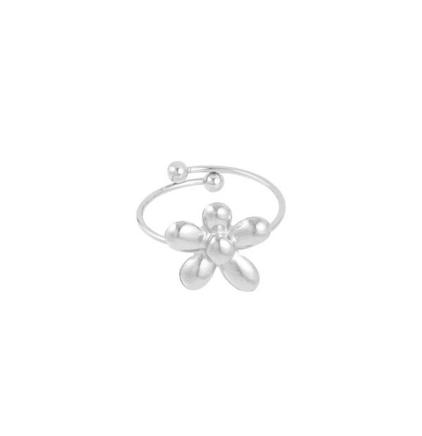 Ring Cute Flower Silver