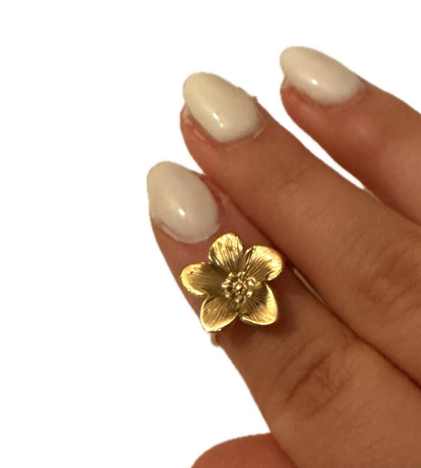 Ring FlowerPoint Gold