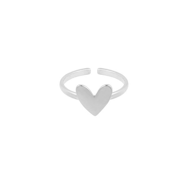 Ring Heart Silver