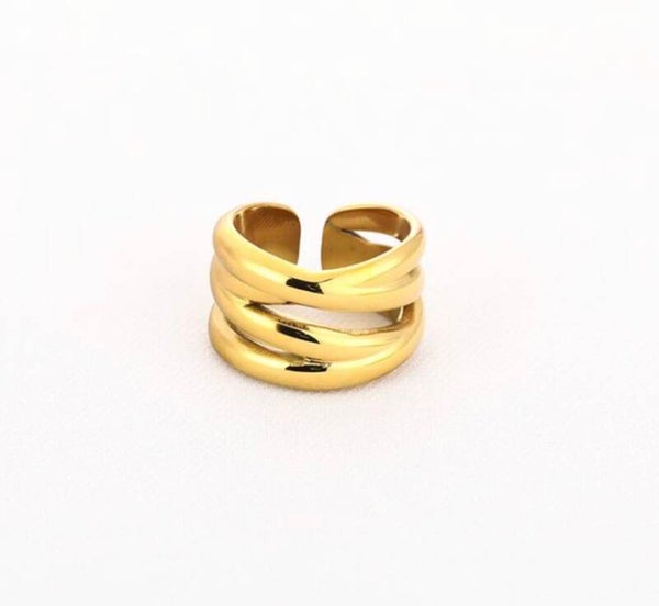 Ring Statement Gold