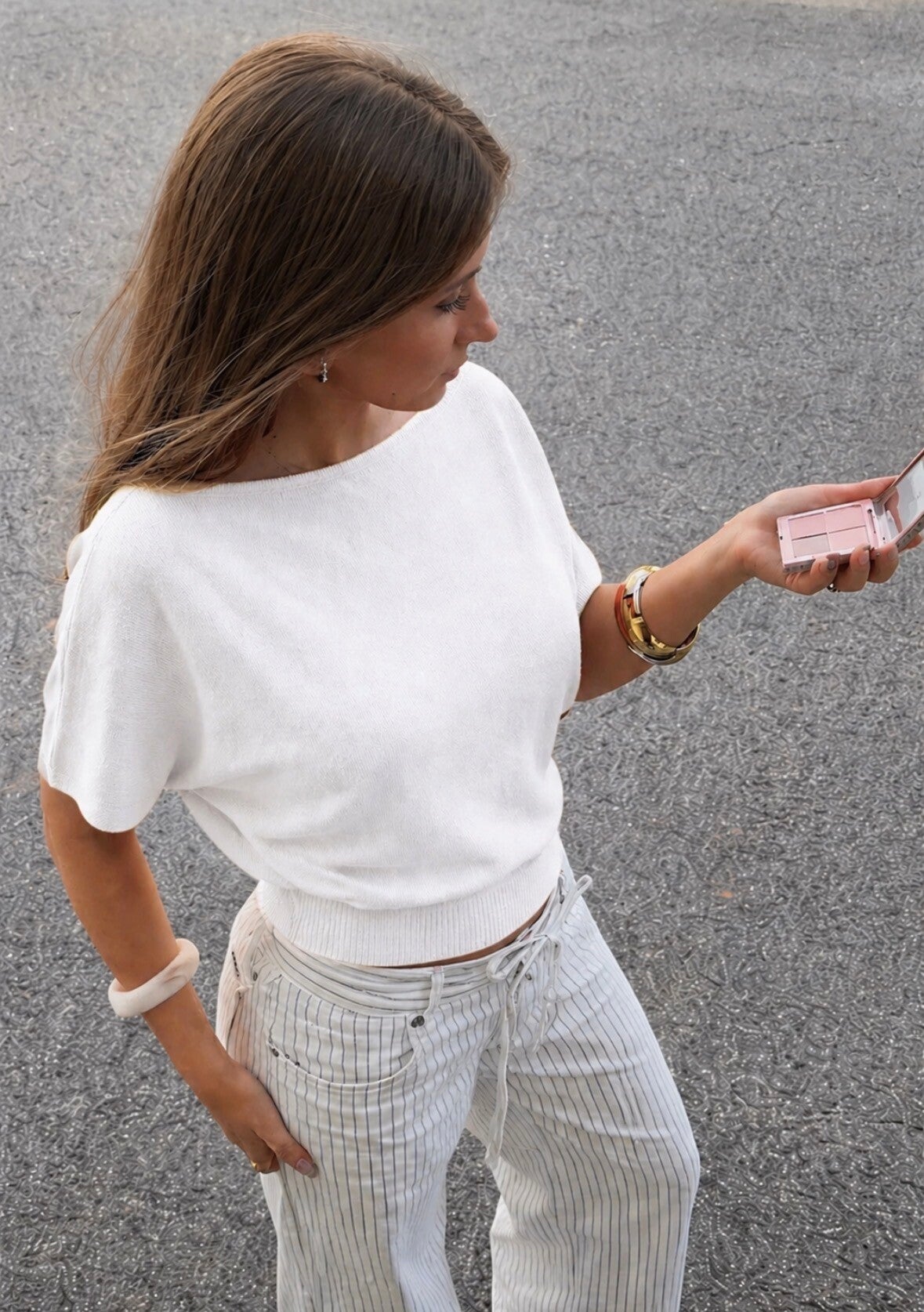 Celeste Top White