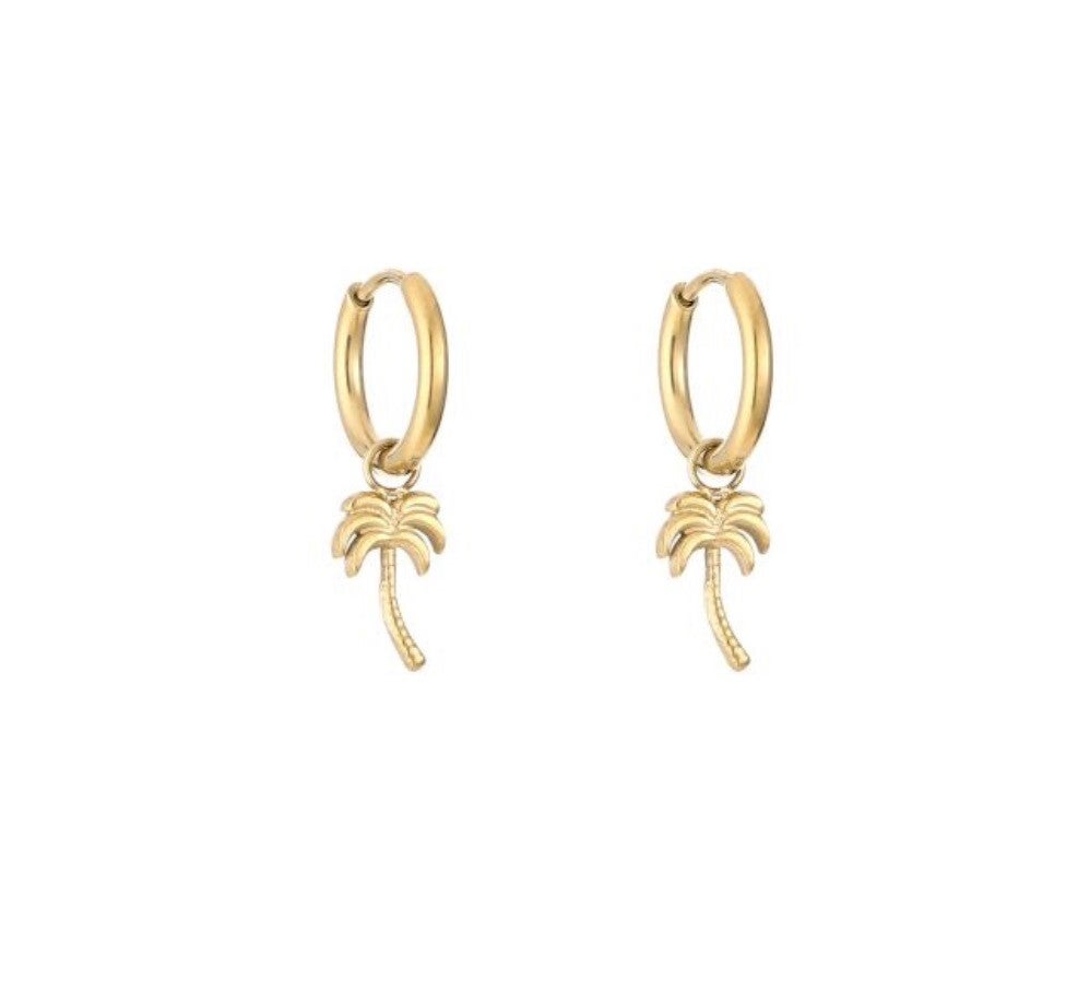 Earrings Little Palm Tree